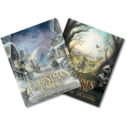 Little Pilgrim's Progress and Little Christmas Carol, Illustrated Bundle, by Joe Sutphin