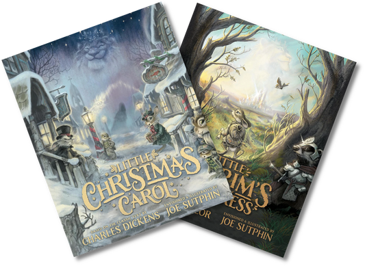 Little Pilgrim's Progress and Little Christmas Carol, Illustrated Bundle, by Joe Sutphin