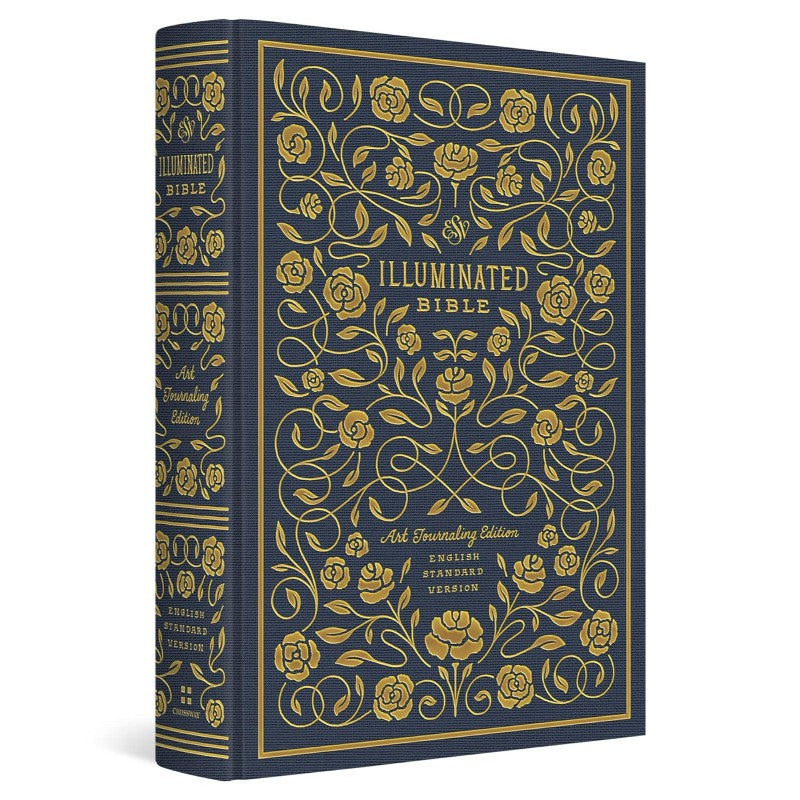 ESV Illuminated Bible (Navy), by ESV Bibles by Crossway