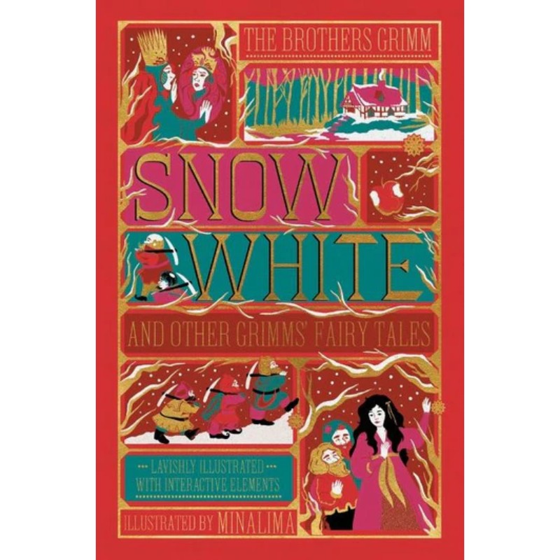 Snow White and Other Grimms' Fairy Tales (MinaLima Edition), by Jacob and Wilhelm Grimm